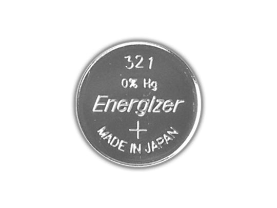 Energizer 321 15mAh 1.55V Silver Oxide Coin Cell Batteries - Bulk
