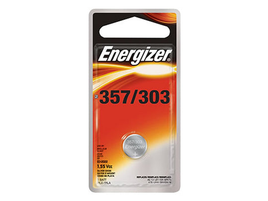 Energizer 357 150mAh 1.55V Silver Oxide Coin Cell Batteries - Bulk