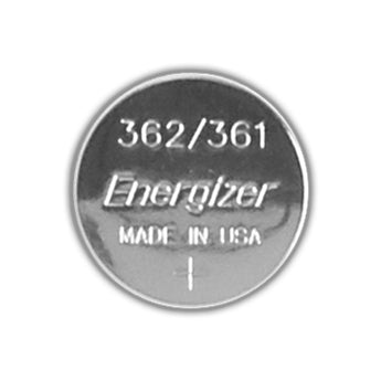 Energizer 361 362 27mAh 1.55V Silver Oxide Coin Cell Batteries - Bulk