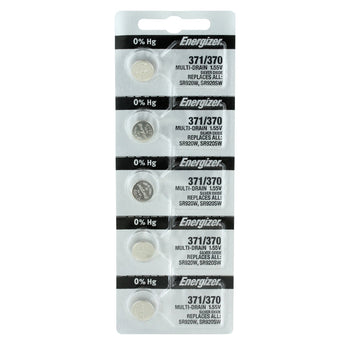 Energizer 371 370 Silver Oxide SR920W, SR920SW 1pc (Each)