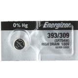 Energizer 393 309 Silver Oxide Watch Battery - Package Shot