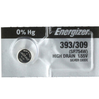 Energizer 393 309 Silver Oxide Watch Battery - Package Shot