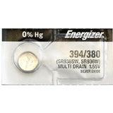 Energizer 394 Silver Oxide Watch Battery - Single