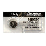 Energizer 395 / 399 Silver Oxide Coin Cell Battery - Single
