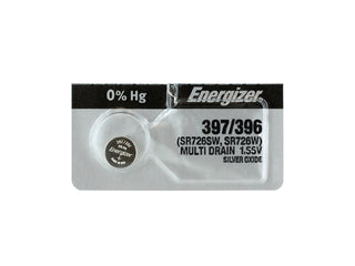 Energizer 397 396 Silver Oxide SR726SW, SR726W 1pc (Each)