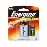 Energizer Max 522-BP 9V Alkaline Battery with Snap Connector - 1 Piece Retail Card