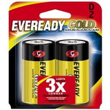 Energizer Eveready Gold A95-BP-2 D-cell 1.5V Alkaline Button Top Batteries - 2 Piece Retail Card