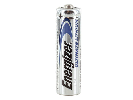 Energizer L91 AA Battery Vertical View