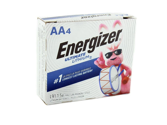 Energizer L91 AA Battery 4 Pack