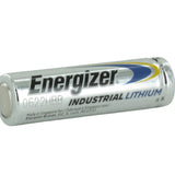 Energizer Industrial Lithium LN91 AA 3000mAh 1.5V High Energy 5A Lithium (LiFeS2) Button Top Battery - 4 Pack Box
