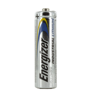 Energizer Industrial Lithium LN91 AA 3000mAh 1.5V High Energy 5A Lithium (LiFeS2) Button Top Battery - 4 Pack Box