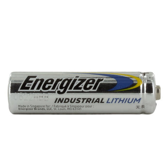 Energizer Industrial Lithium LN91 AA 3000mAh 1.5V High Energy 5A Lithium (LiFeS2) Button Top Battery - 4 Pack Box