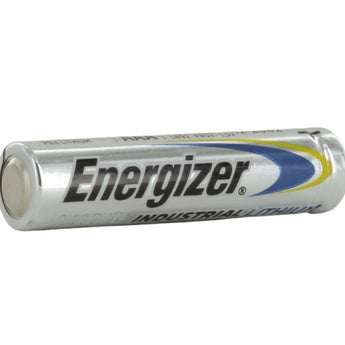 Energizer Industrial Lithium LN92 AAA 1250mAh 1.5V High Energy 1.5A Lithium (LiFeS2) Button Top Batteries - Case of 144