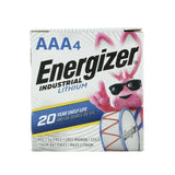 Energizer Industrial Lithium LN92 AAA 1250mAh 1.5V High Energy 1.5A Lithium (LiFeS2) Button Top Batteries - Case of 144