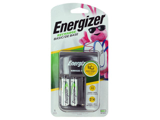 Energizer 4 Bay Value Charger for AA or AAA NiMH Batteries - Includes 2 x AA NiMH Batteries (CHVCWB2 )