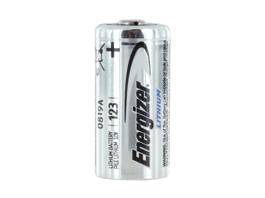 Energizer CR123A Vertical View