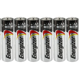 Energizer Max E91 (8SHK) AA 1.5V Alkaline Button Top Batteries - 8 Pack Shrink Wrap