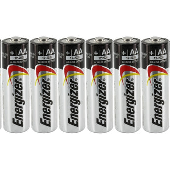 Energizer Max E91 (8SHK) AA 1.5V Alkaline Button Top Batteries - 8 Pack Shrink Wrap