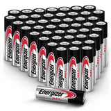 Energizer Max E91TP2-24 AA 1.5V Alkaline Button Top Batteries - 48 Piece Retail Card