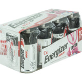 Energizer Max E93-FP-8 C-cell Alkaline Button Top Battery - 8 Piece Family Pack