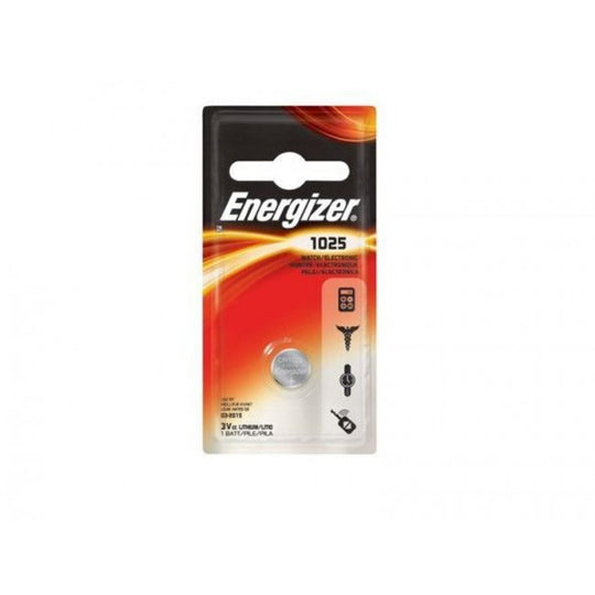 Energizer ECR1025-BP 30mAh 3V Lithium Primary (LiMNO2) Coin Cell Battery - 1 Piece Blister Pack