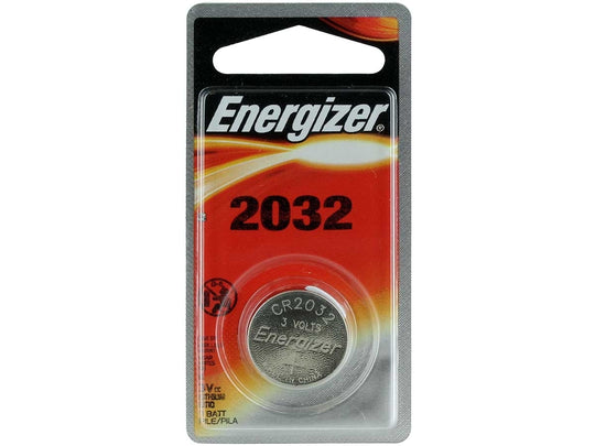 Energizer ECR2032-BP 240mAh 3V Lithium Primary (LiMNO2) Coin Cell Battery - 1 Piece Blister Pack
