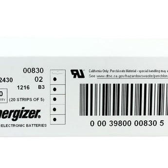 Energizer ECR2430 290mAh 3V Lithium Primary (LiMNO2) Coin Cell Battery - 1 Piece Tear Strip, Sold Individually