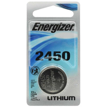 Energizer ECR2450-BP-1 620mAh 3V Lithium Primary (LiMNO2) Coin Cell Battery - 1 Piece Blister Pack