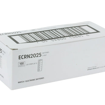 Energizer Industrial ECRN2025 170mAh 3V Lithium (LiMNO2) Coin Cell Battery - Case of 100