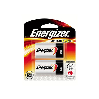 Energizer EL CRV3-BP-2 3000mAh 3V Lithium Primary (LiMNO2) Photo Batteries - 2 Count Retail Card