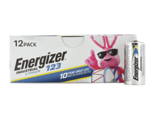 Energizer CR123A 12 Pack - Boxed