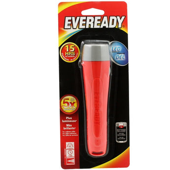 Energizer Eveready EVGP21S LED Flashlight - 65 Lumens - Includes 2 x AA Batteries