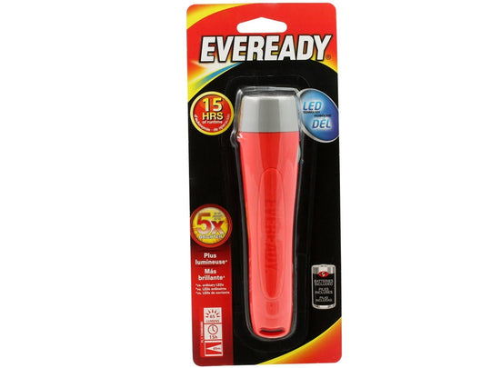 Energizer Eveready EVGP21S LED Flashlight - 65 Lumens - Includes 2 x AA Batteries