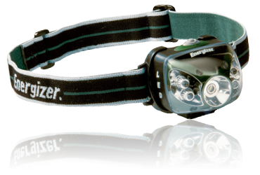 Energizer HD5L33ODE - Trailfinder Brilliant Beam LED Headlight  - Uses 3 x AAA Batteries