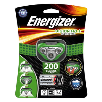 Energizer Vision HD+ LED Headlamp - 350 Lumens - Includes 3 x AAAs (HDC32E)