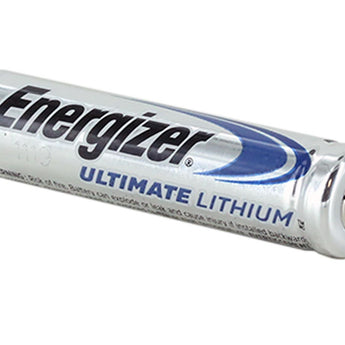 Energizer Ultimate L92 AAA 1250mAh 1.5V High Energy 1.5A Lithium (LiFeS2) Button Top Batteries - 18 Pack Retail Card