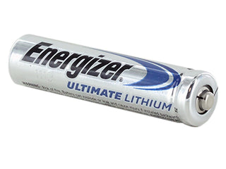 Energizer Ultimate Lithium AAA L92 Front Angled Button View