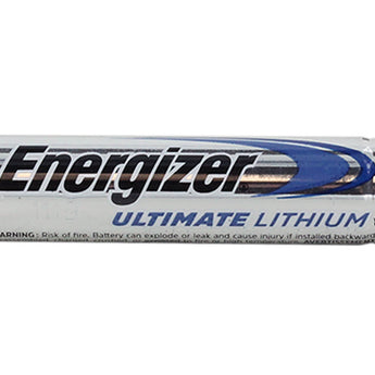 Energizer Ultimate L92 AAA 1250mAh 1.5V High Energy 1.5A Lithium (LiFeS2) Button Top Batteries - 18 Pack Retail Card