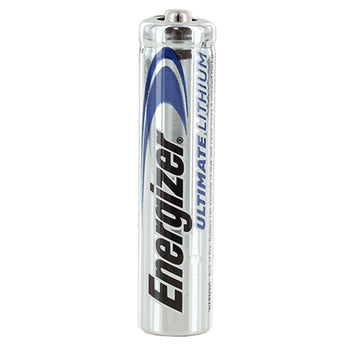 Energizer Ultimate L92 AAA 1250mAh 1.5V High Energy 1.5A Lithium (LiFeS2) Button Top Batteries - 18 Pack Retail Card