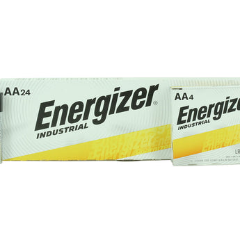 Energizer Industrial EN91 (24PK) AA 1.5V Alkaline Button Top Batteries - Box of 24