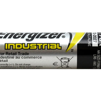 Energizer Industrial EN91 (24PK) AA 1.5V Alkaline Button Top Batteries - Box of 24