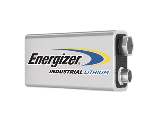 Energizer Industrial LN522 9V Lithium (LiMNO2) Battery with Snap Connector - Case of 48