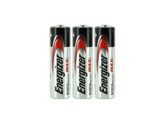 Energizer Max E91 Alkaline AA 3 Pack - Shrink Wrapped