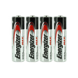 Energizer Max E91 (4SHK) AA 1.5V Alkaline Button Top Batteries - 4 Pack Shrink Wrap
