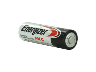 Energizer Mac E91 Alkaline AA Front Angles Button View
