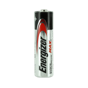 Energizer Max E91 Alkaline AA Battery Vertical View