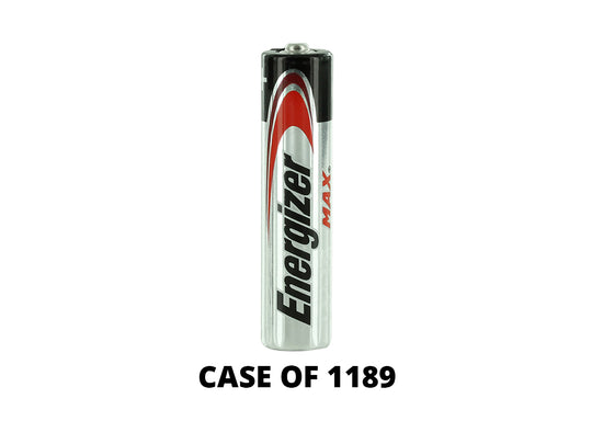 Energizer Max E92 Alkaline AAA Case of 1189