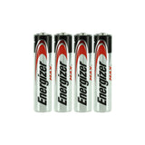 Energizer Max E92 (4SHK) AAA 1.5V Alkaline Button Top Batteries - 4 Pack Shrink Wrap