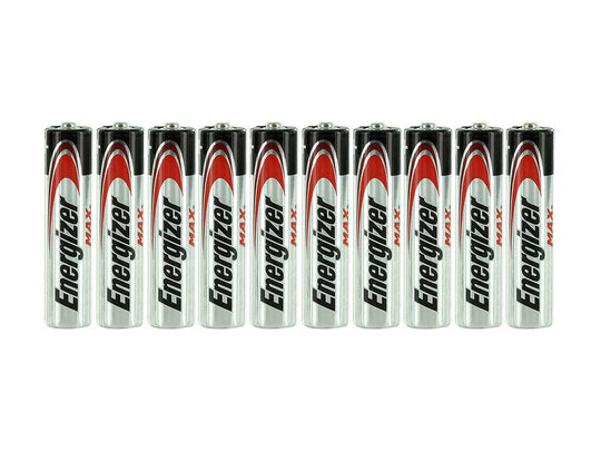 Energizer Max E92 Alkaline AAA 10 Pack 