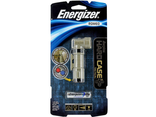 Energizer Hard Case Tactical Romeo Compact LED Vest Light - 43 Lumens - Uses 1 x AA Batteries (MILMOS11L)